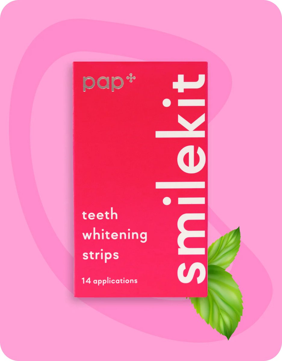 SmileKit PAP+ Teeth Whitening Strips - Mondverzorging - Whitening strips - PAP+ peroxidevrij - 7 behandelingen (14 strips)