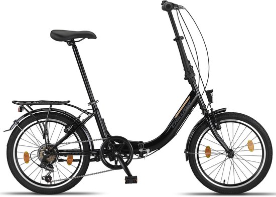 Opvouwbare Vouwfiets 20 inch - Shimano 6 Versnellingen - LED Licht - Quick-Fold Systeem - Compacte Stadsfiets — afbeelding 4