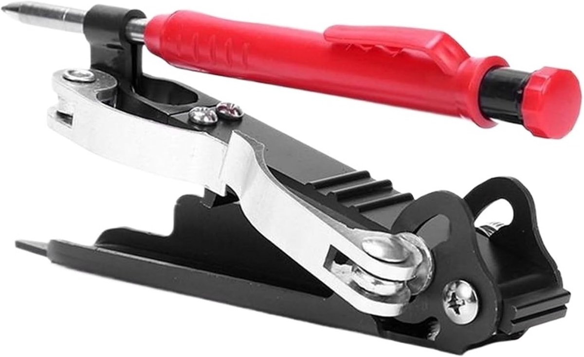 Aluminium Scribe - Bouwpotlood Tool - Nauwkeurig Markeren - Verstelbare Vormen - 16.5 cm Lengte - Aluminium