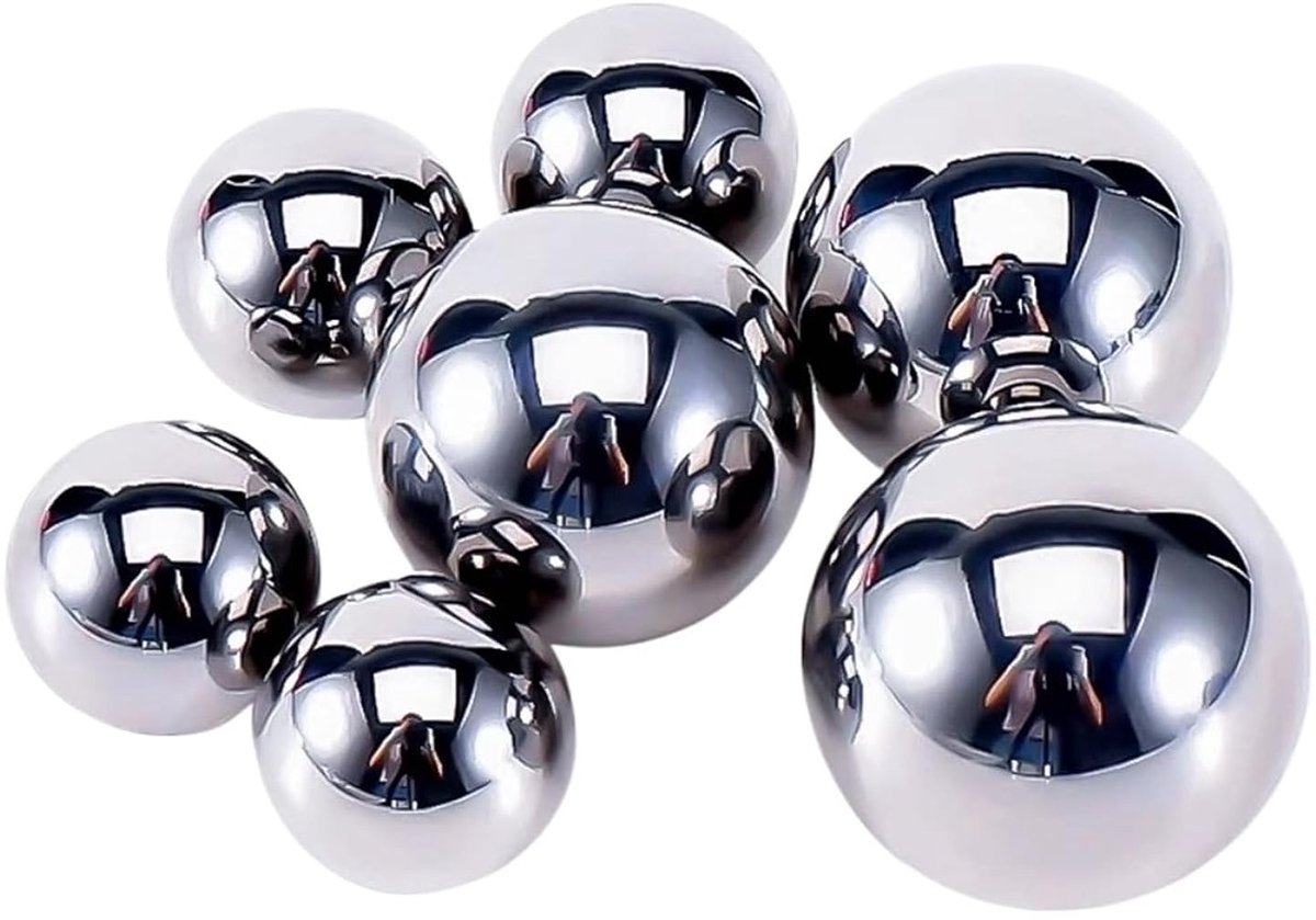 Bruiningsgereedschap Spiegel Rolmes - Kalander Polijstgereedschap - Metaal Polijsten - Stalen Bal - 10 stuks 120 mm - Zilver