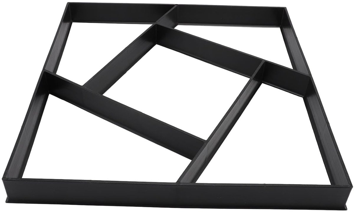 Betonpad Maker - Loopvorm Stapsteen Vorm - Tuinpad Aanleggen - Herbruikbaar ABS Materiaal - 40 x 40 x 4 cm