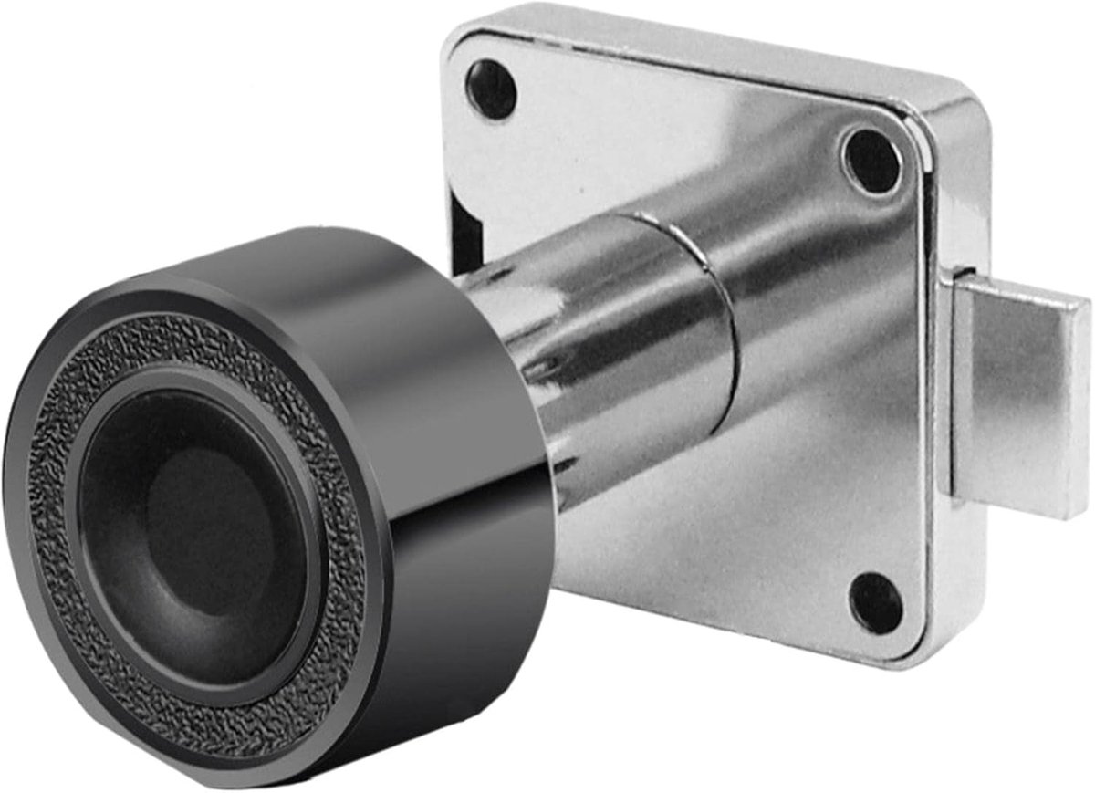 Vingerafdruk Lade Slot - Slimme Kastvergrendeling - Privacy Beschermen - Snelle Herkenning - 22mm - Zilver