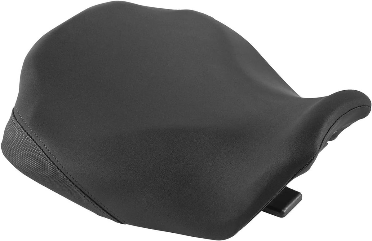 Motorfiets Zitkussen - Solo Stoel Masker - Comfortabel Rijden - Ergonomisch Ontwerp - 34x22x10 cm - Zwart