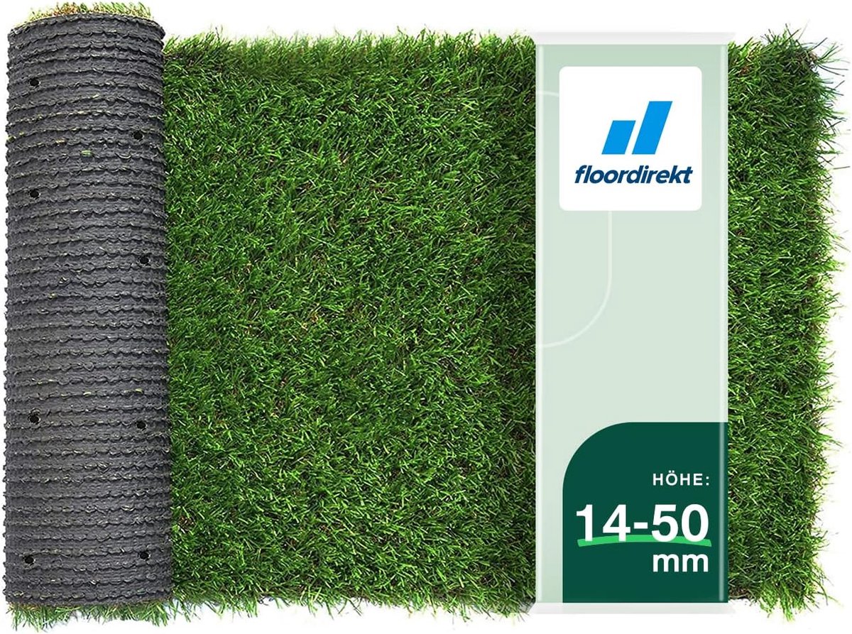 Kunstgras Tapijt - Grasmat Gazon - Balkon Terras Tuin - Weerbestendig UV-bestendig - 200 x 900 cm - Groen