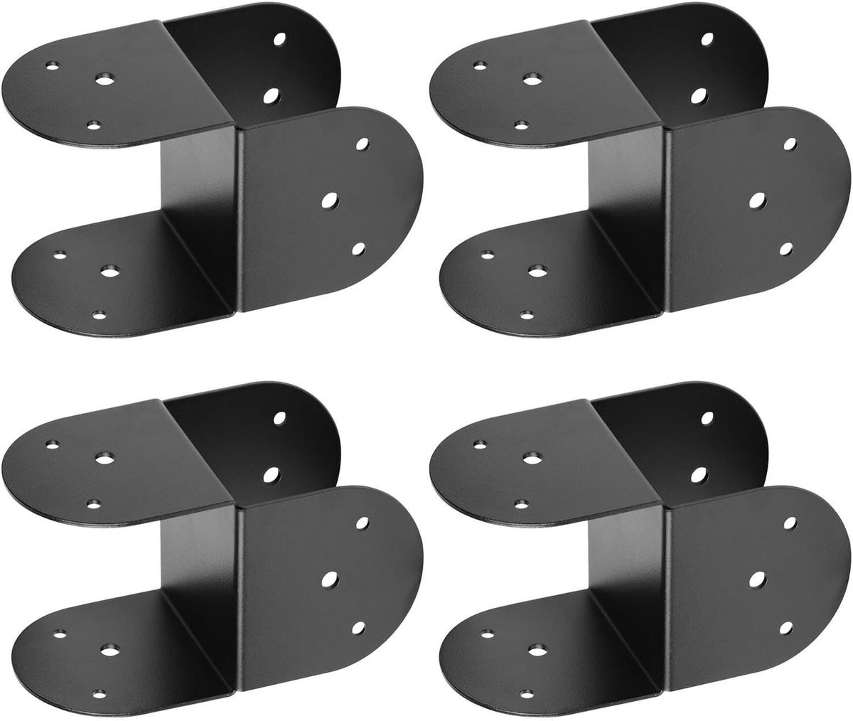 Pergola Beugels - Paal Bevestiging - Tuin Structuur - Versterkte Connector - 10 x 10 cm - Metaal