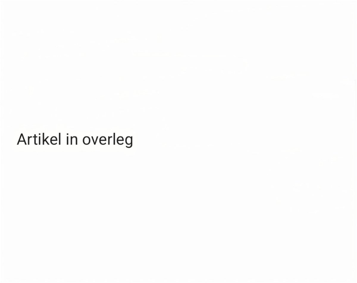 U kunt dit artikel bestellen zodat we dit juist kunnen verwerken voor u.