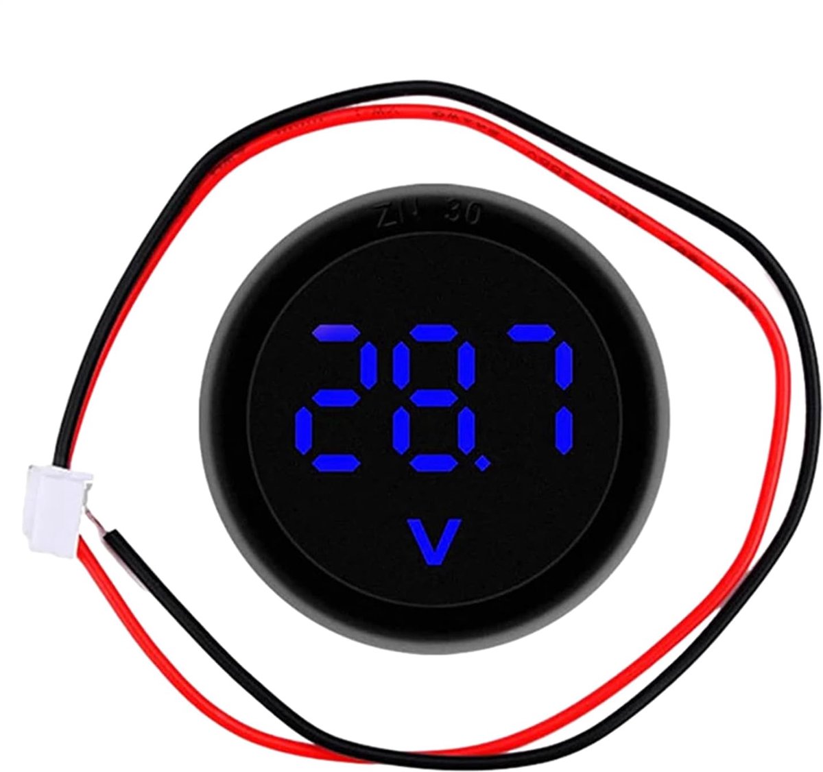 Accuspanningsmeter - Digitale Voltmeter - Voertuigonderhoud - Waterdicht Ontwerp - DC4-100V - Blauw