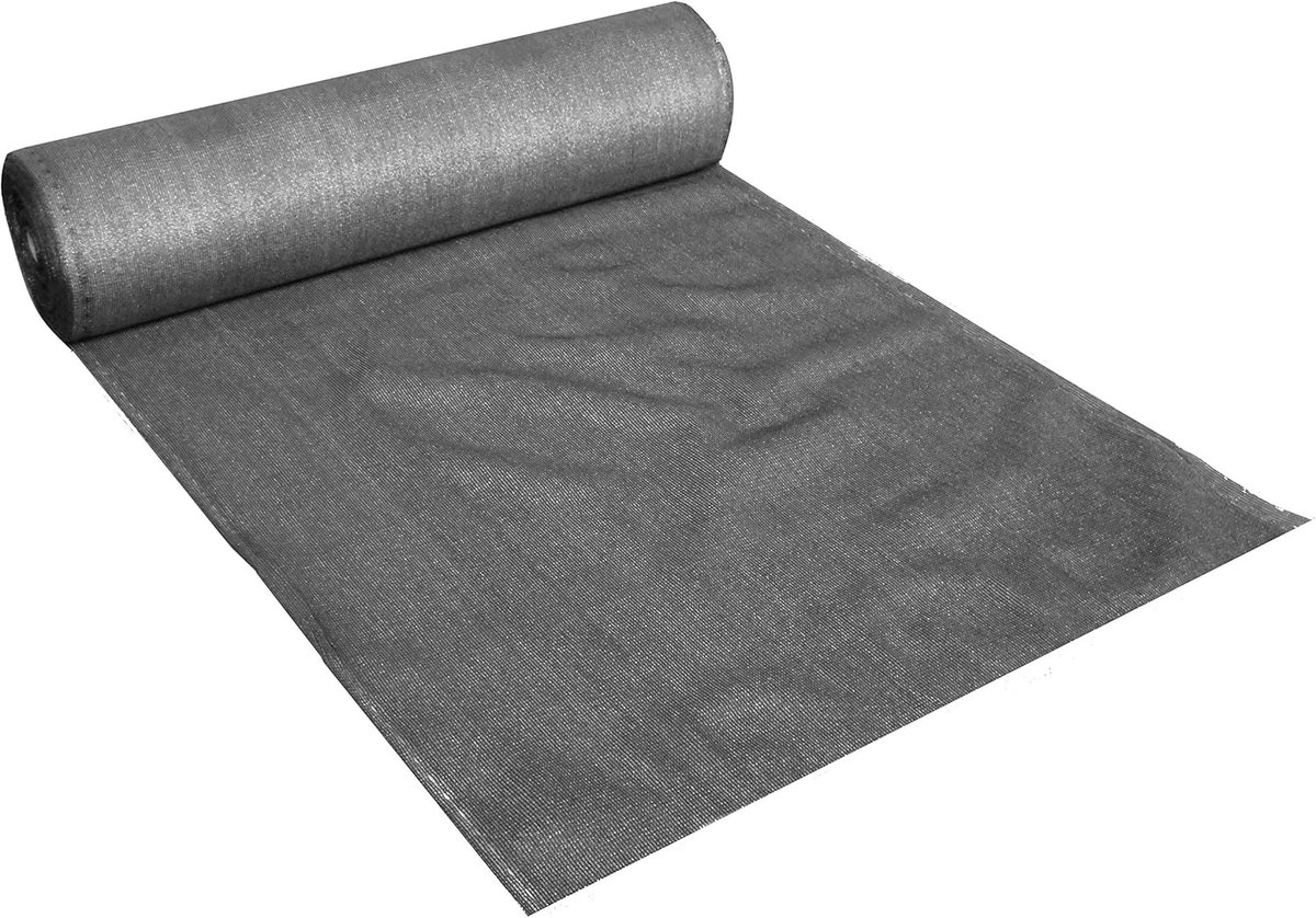 Steiger windscherm - Bouwplaats bescherming - Weer en stof - Hoge scheurvastheid - 180x10000 cm - Grijs