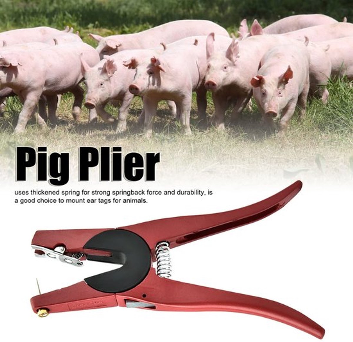 Dailygoody - Koe Tang - Oorbel Tang voor Vee - Ergonomisch Handvat - Duurzaam en