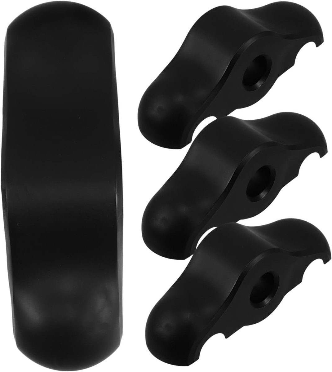 Indoor Fiets Accessoires - Stabiliteit Voeten - Thuis Trainen - Geluidsreducerend - 700 Gram - Zwart