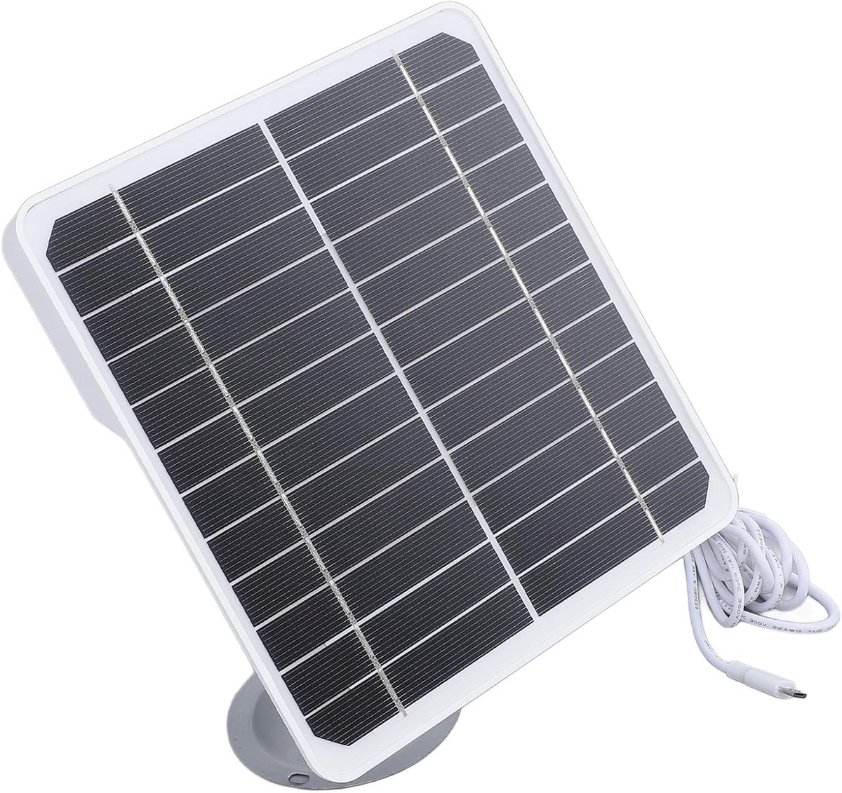 Zonnepaneel - Zonneoplader - Apparaten Opladen - Hoge Efficiëntie - 20W 5V - Zwart