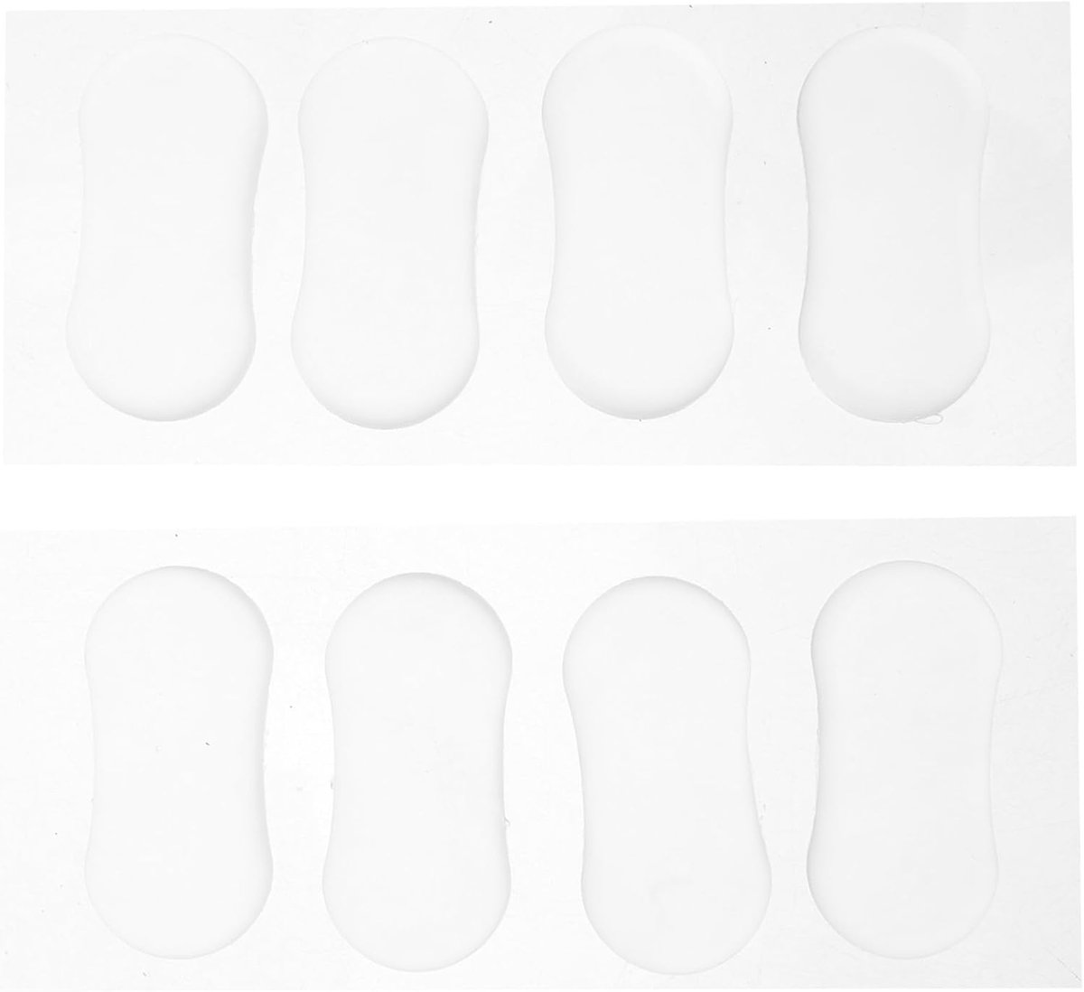 Toiletbril Bumpers - Toiletbuffers Antislip - Stabiliteit Verbeteren - Zelfklevend PU Materiaal - 8 Stuks - Transparant