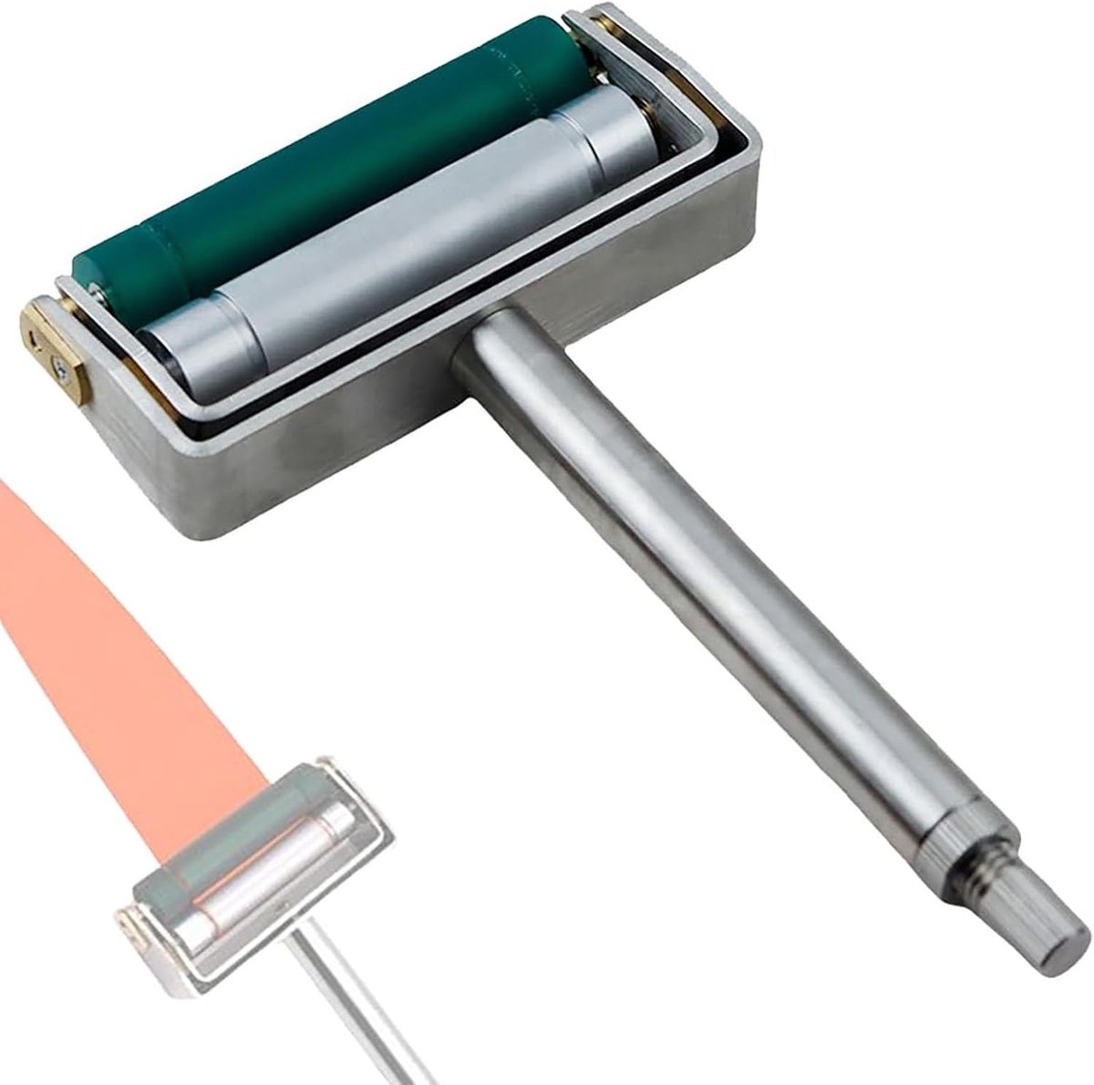 Handmatige Inkt Proofer - Drukpers Simulator - Kleur Afstemming - Precisie Rasterwals - 70mm Breedte - Zilver