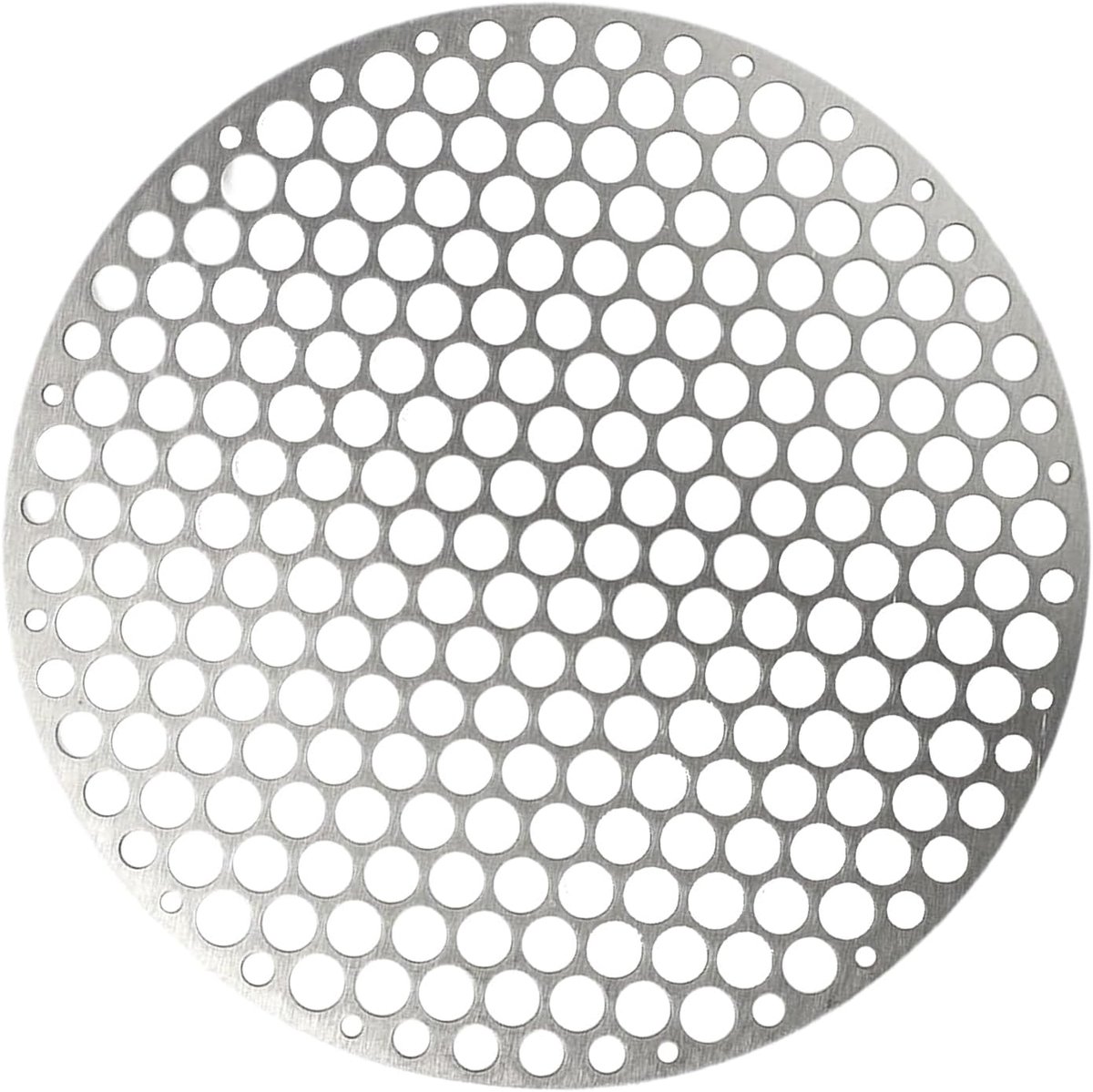 Rond Grillrooster RVS Net Buiten Koken Gelijkmatige Warmte 26 cm Zilverkleurig