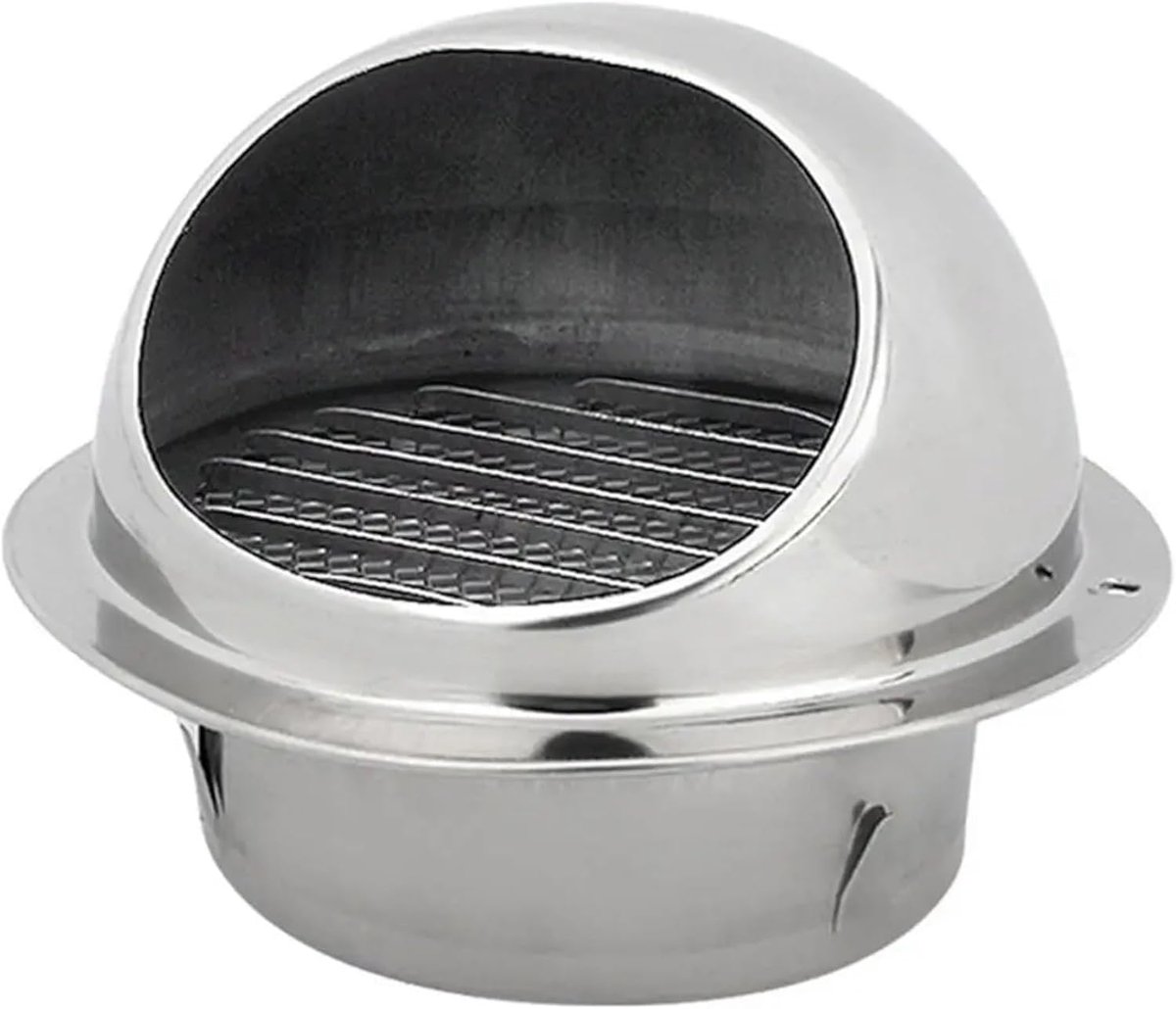 Afvoerroosters Ventilatie - Roosters Muur Plafond - Verbeterde Luchtstroom - Corrosiebestendig Roestvrij Staal - 3 Stuks 150mm - Zilver