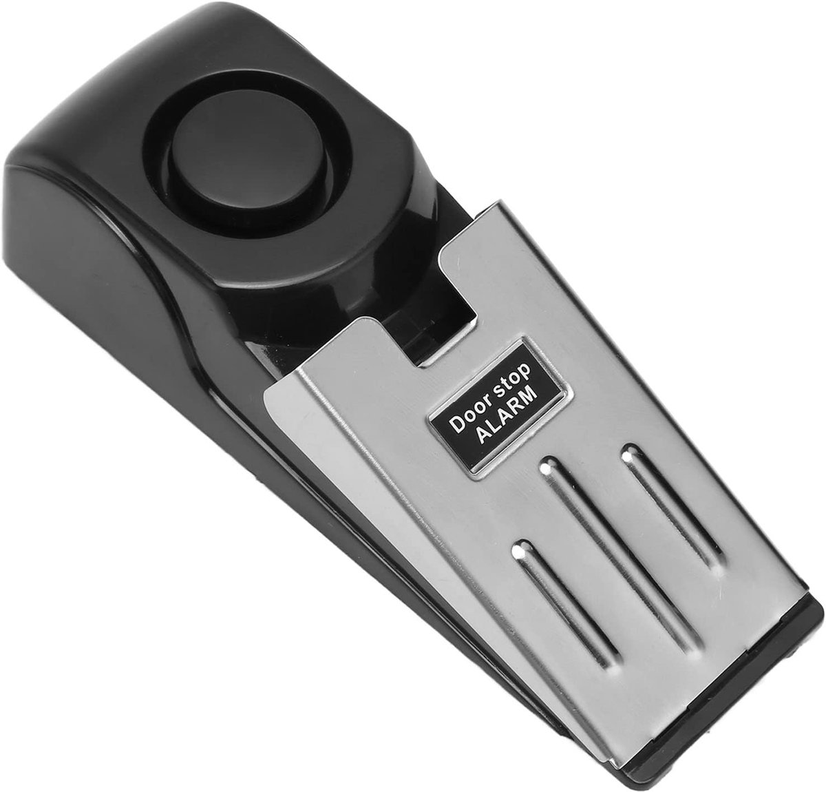 Deurstop Alarm - Anti-diefstal Stopper - Extra Beveiliging - Instelbare Gevoeligheid - 15x6x5 cm - Zwart