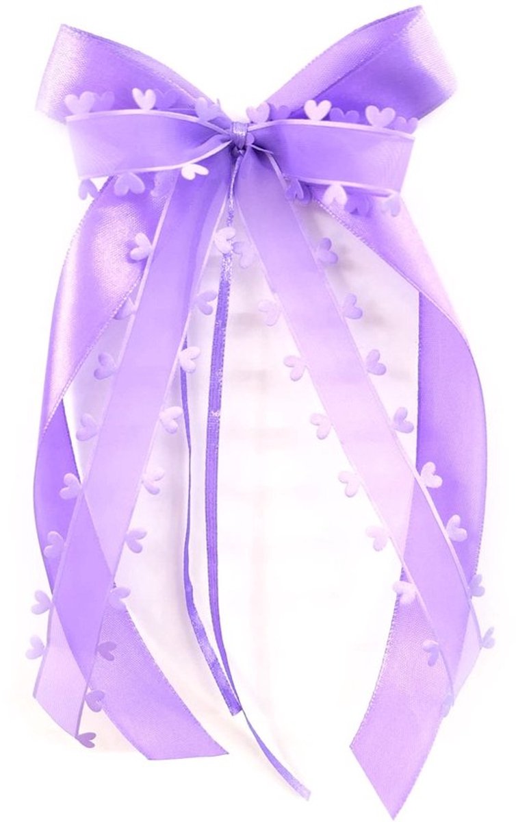 Dailygoods- Autostrikken 10 Stuks - Organza Hartjes - Autosieraden