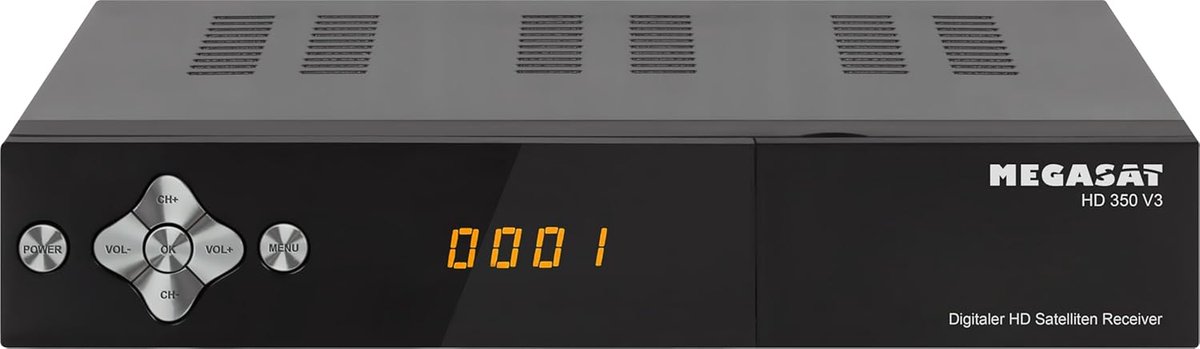 Satellietontvanger - HD Receiver - Televisie Kijken - Universele Pasvorm - 22 x 14 x 4 cm - Zwart