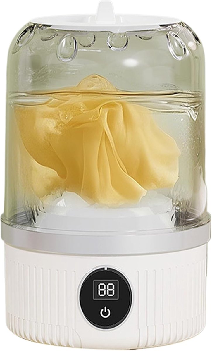 Ondergoed Wasapparaat Mini Wasmachine Draadloos Persoonlijke Was Ruimtebesparend Compact Design 21.5 x 13.5 x 21.5 cm