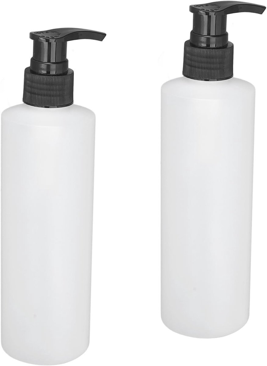 Massage Olie Fles - Kunststof - Hervulbaar en Herbruikbaar - Lekvrije Pomp - Voor Professioneel en Thuisgebruik