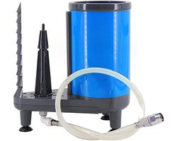 Glazen spoelmachine - Bekerreiniger - Snelle reiniging - Niet-elektrische bediening - 32 x 37 cm - Blauw