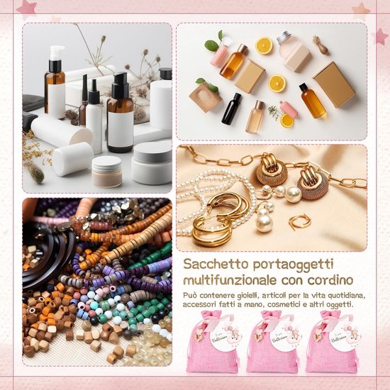 Babyshower Bedankjes - Gasten Cadeaus - Feestelijke Dank - Compleet Inclusief Lint - 50 Sets - Roos — afbeelding 3