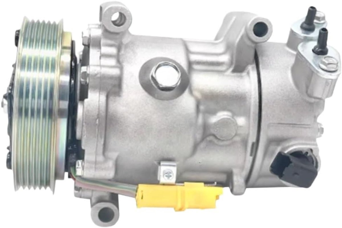 Auto Airco Compressor - Koelmiddel Pomp - Auto Koeling - Stabiele Werking - 1PCS - Zilver