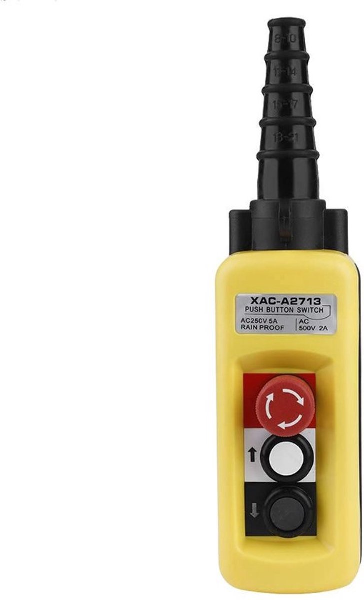 Kafuty tillers push button Zeynomax - Zwart - Veiligheid