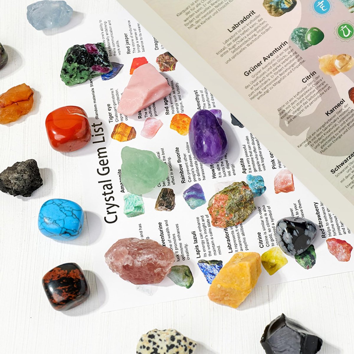 Adventskalender 2026 Vrouwen Kristallen Met 24 Edelstenen Kerst Countdown Cadeau voor Meisjes Jongens Geologie Liefhebbers — cadeau in Hobby - foto 4