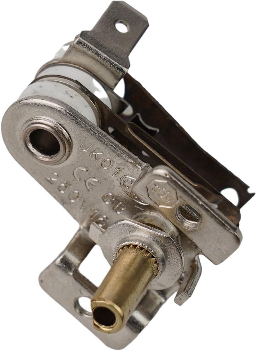 Oven Thermostaat - Temperatuur Controller - Oven Reparatie - 180 Graden Rotatie - 16A - Zilver