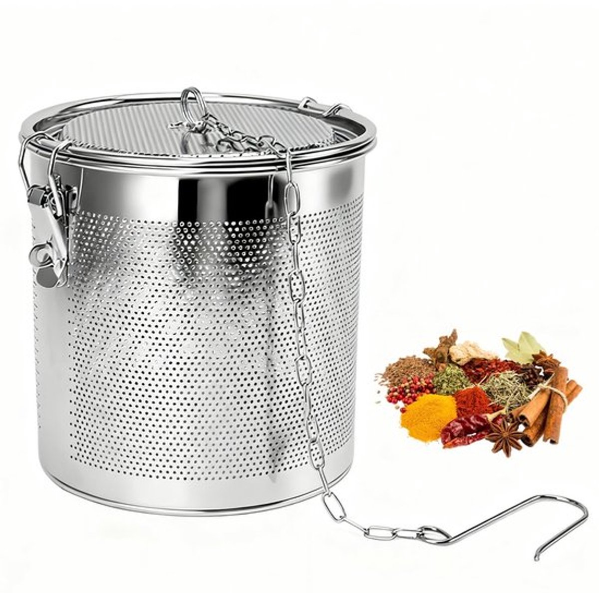 Dailygoody - Kruideninfuser - Theezeef - Extra fijn gaas - Roestvrij staal