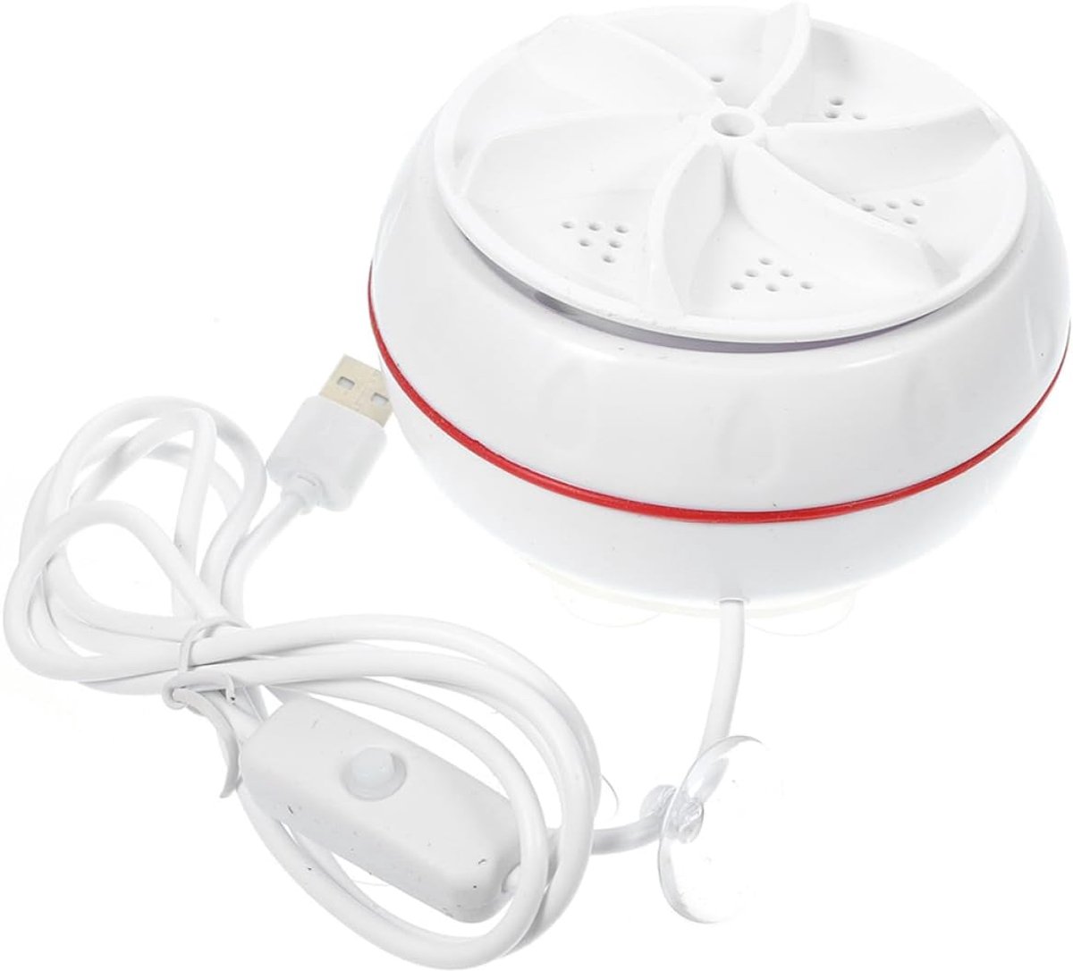 Mini Wasmachine Draagbare Washer Kleine Kleding Wassen Ruimtebesparend Compact Design 10.5x10.5x5.5cm Wit