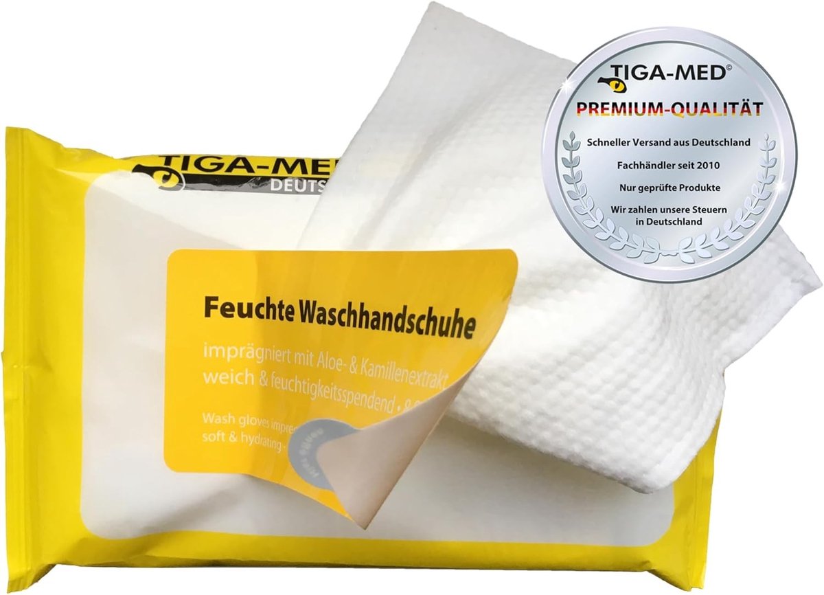 Vochtige Washandjes - Geïmpregneerd met Aloë Vera - Zacht voor de Huid - Wegwerp - Voor Dagelijks Gebruik