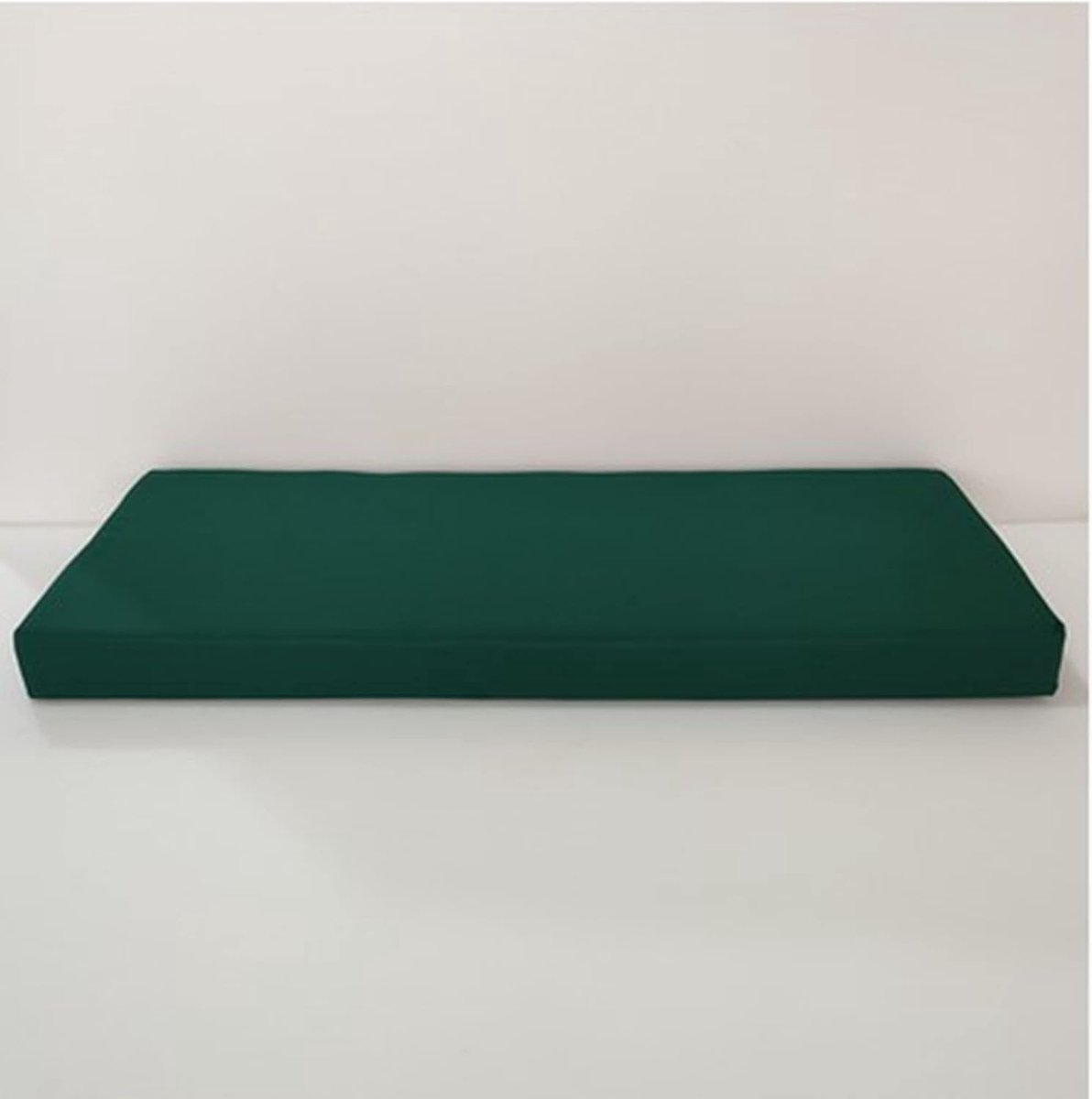 Bankkussen Waterdicht - Zitkussen Tuinbank - Buiten Zitten - Afneembare Hoes - 200 x 40 cm - Donkergroen