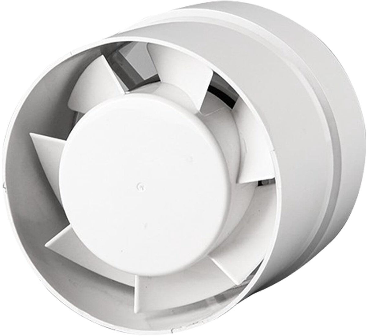 VITO Venti-P120 - Badkamerventilator buismodel - 120mm - 30dB fluister - 15W met Wit - Met terugslagklep - 220m3 - 2200rpm