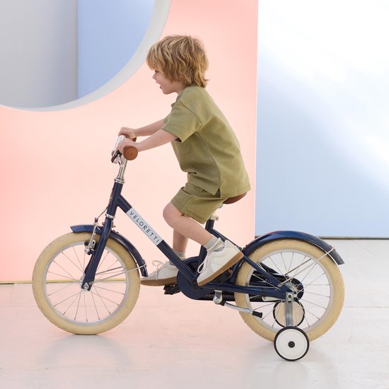 Veloretti Maxi Kinderfiets 16 inch - Donkerblauw - Kids 3-6 jaar van Veloretti — afbeelding 2