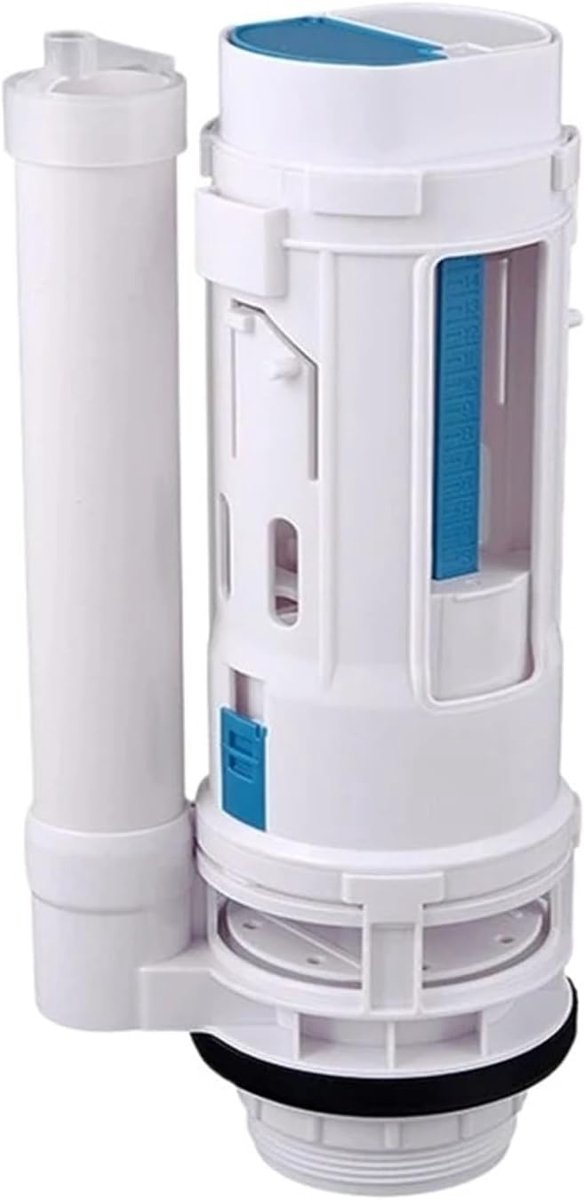 Spoelventiel Toilet - Reparatieknoppen WC - Toilet Repareren - Verstelbare Hoogte - 29 cm - Wit