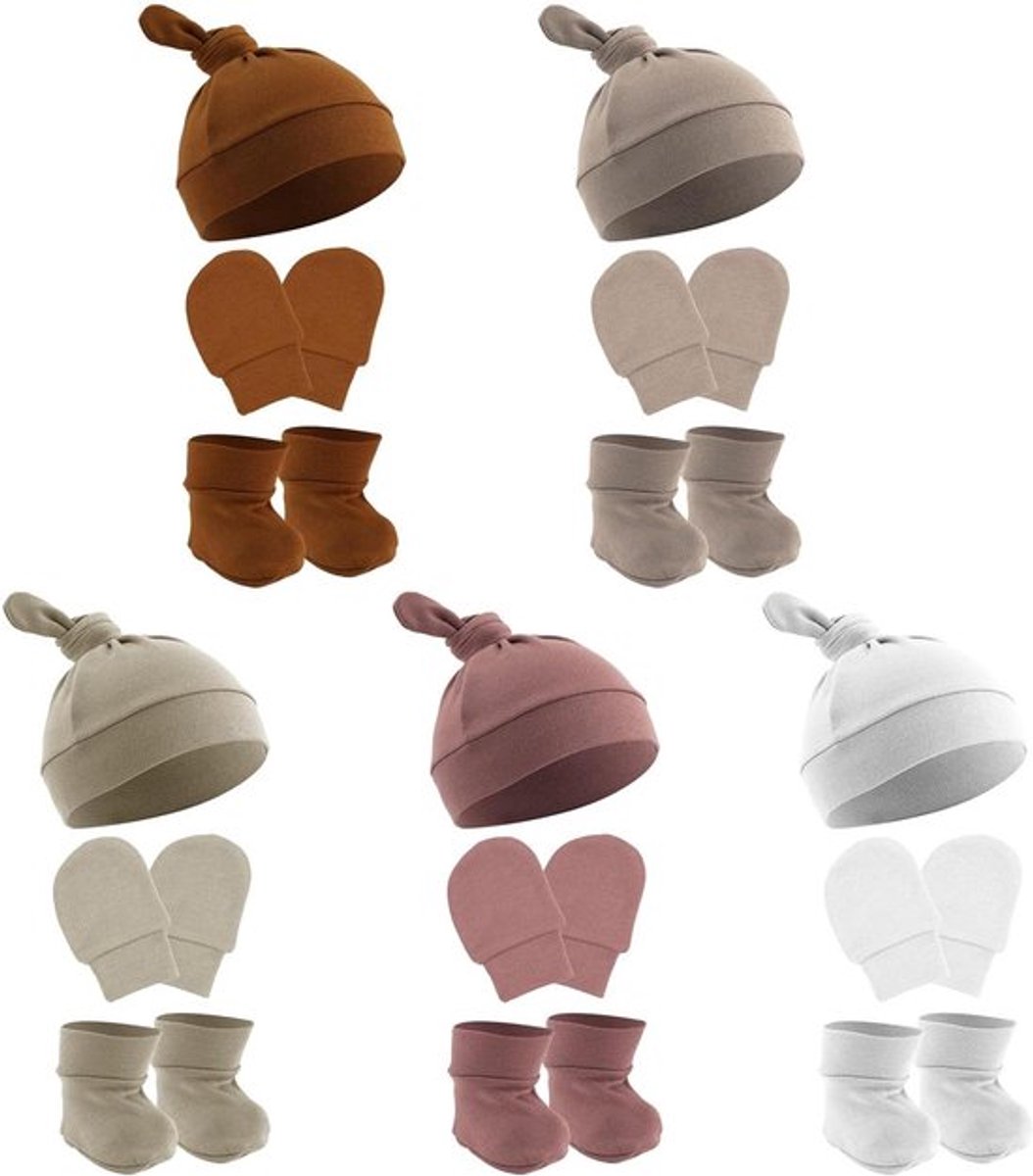Zachte babyaccessoires in 5 sets bij Allecto Plus