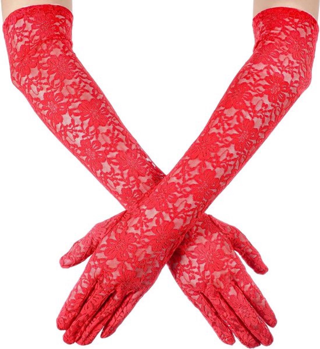 Bloemenvormige handschoenen voor vrouwen - Allecto Plus
