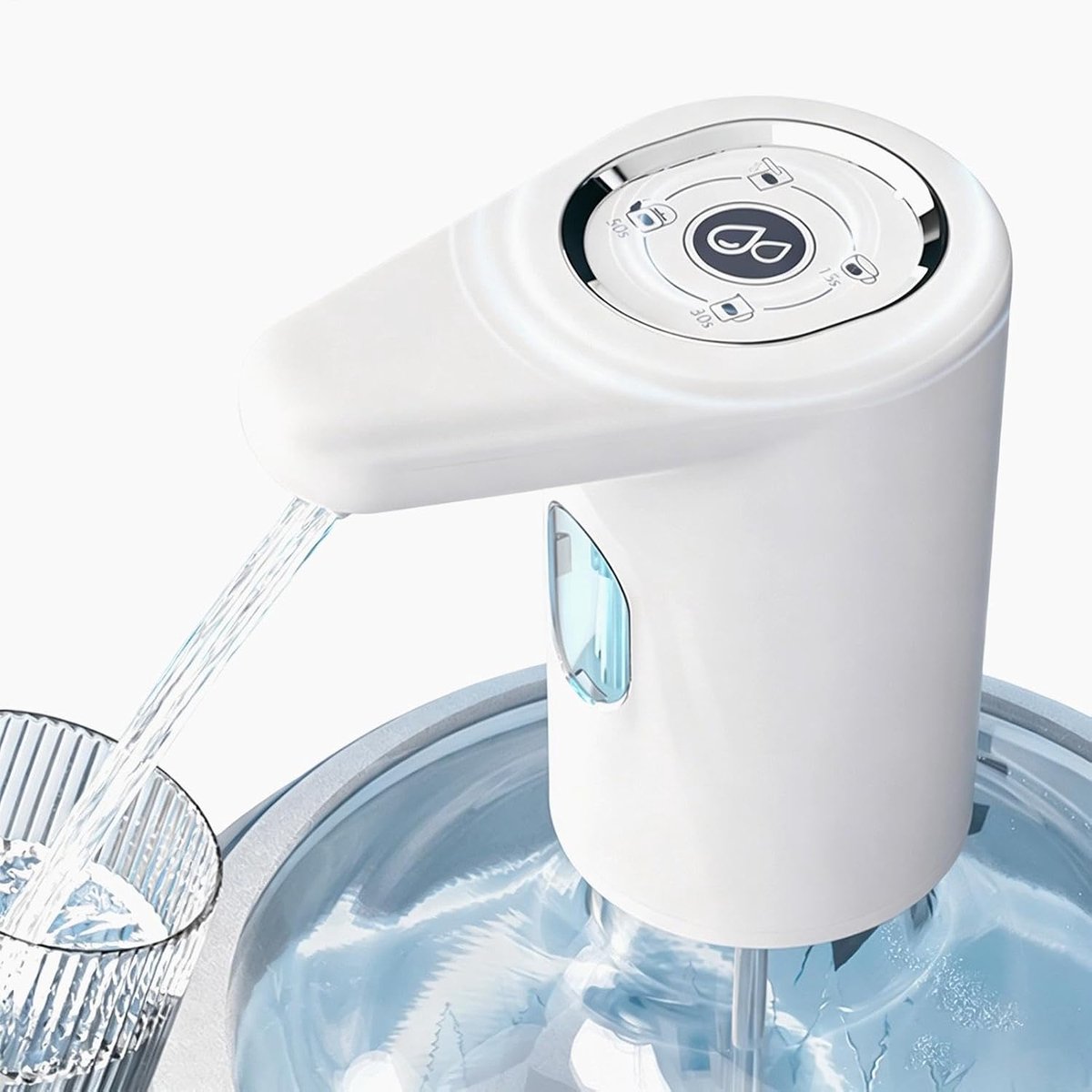 Elektrische Waterpomp - Waterdispenser Pomp - Water Tappen - Dubbele Pomp Configuratie - 13.4x7.7cm - null
