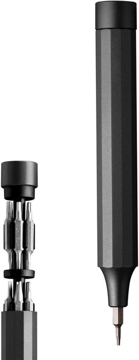 Precisie stalen schroevendraaierset 24-in-1 Allecto Plus