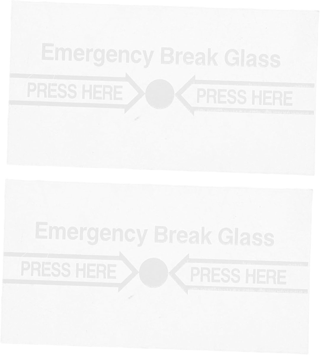 Alarm Schakelaar Afdekking - Glasbreuk Bescherming - Noodgevallen Beveiliging - Hittebestendig Materiaal - 76 x 39 cm - Transparant