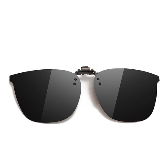 Gepolariseerde Clip-on Zonnebril - voor Autorijden & Buiten Black+Grey — afbeelding 5