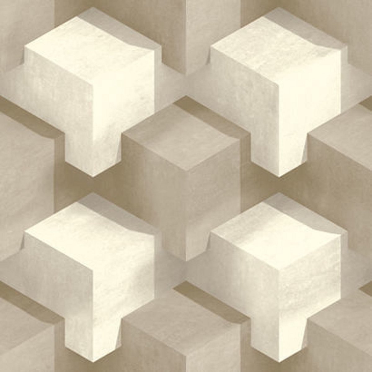 Retro Modern Prisme 3d Behang L20107