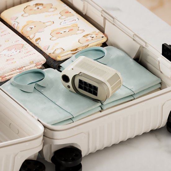 Mini IJsblokjesmachine - 8 Blokjes per Cyclus - Draagbaar & Compact - 12V & 230V - Voor Auto, Camping & Kantoor - Snel Ijs in 10 Minuten - Wit van Merkloos — afbeelding 3