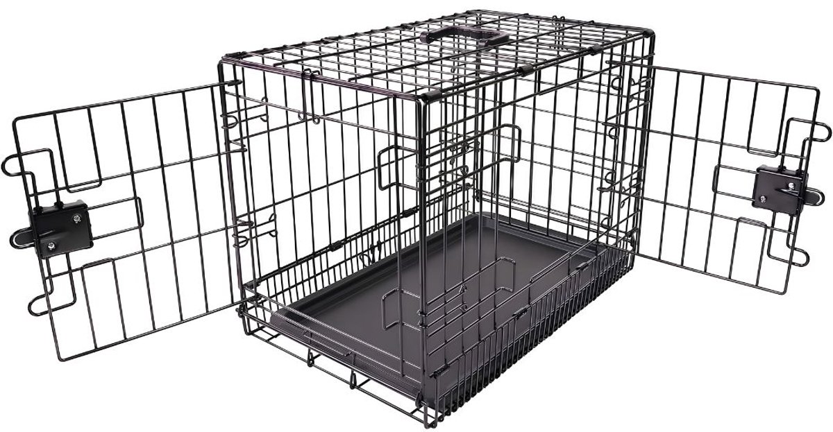 SP® Hondenbench - Kleine Maat - Bench voor Honden - Hondenbench Opvouwbaar - Zwart - 56cm x 33cm x 41 cm
