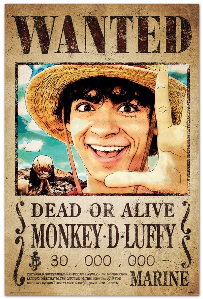 One Piece Netflix poster - Manga - Anime - TV - 61 x 91.5 cm