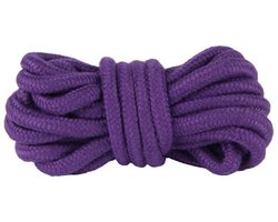 Zeloria Bondage Touw 10 Meter – Zacht Katoenen Bondage Rope 8 mm – Shibari Touw – BDSM Touw – Paars
