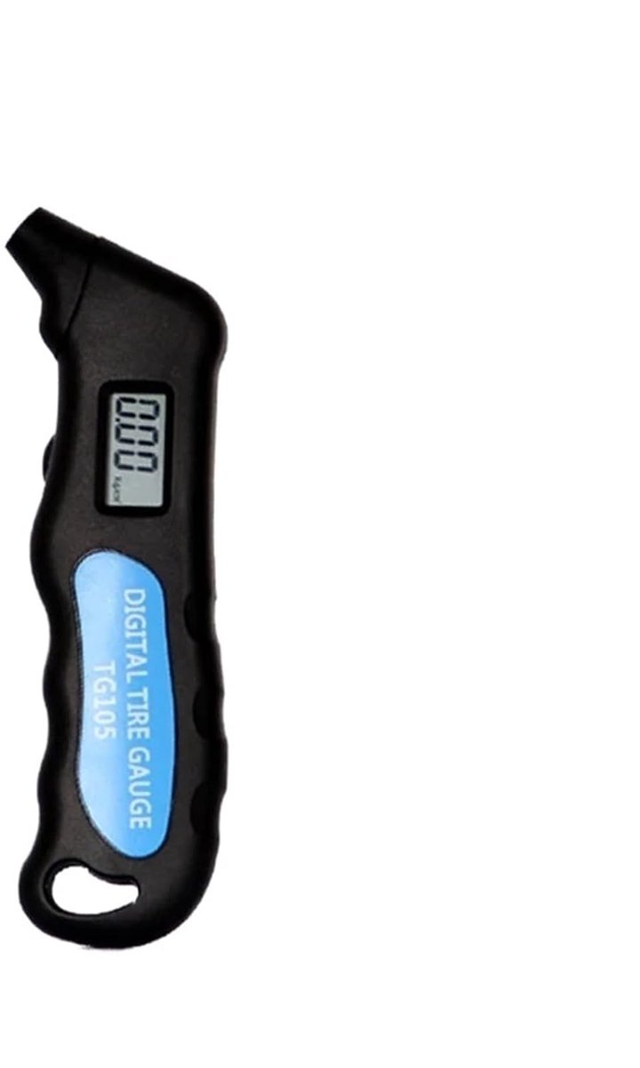 Digitale Bandenspanner - Luchtmeter Auto - Banden Controleren - Met Achtergrondverlichting - Compact Formaat - Zwart