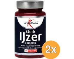 Lucovitaal 2x Sterk IJzer Complex (30 tabletten) - 30 stuks